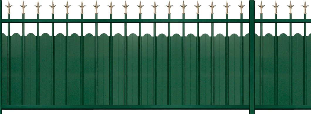 Clôture aluminium Ecusson