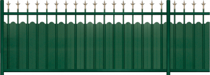 Clôture aluminium Ecusson