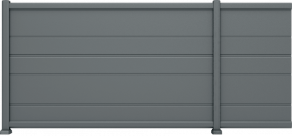 Clôture aluminium Rétro