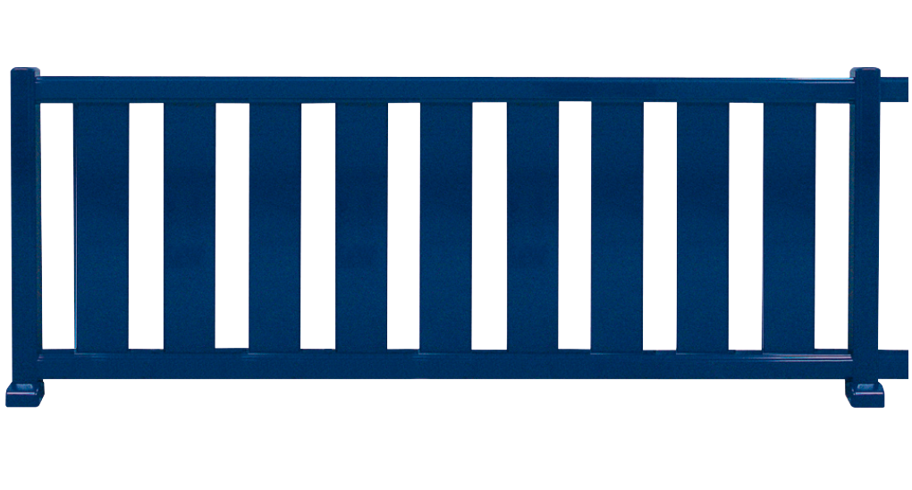 Clôture aluminium modèle COUNTRY. Fabrication Française et sur mesure.