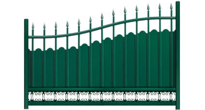 La clôture aluminium Menhir est fabriqué sur mesure en France.