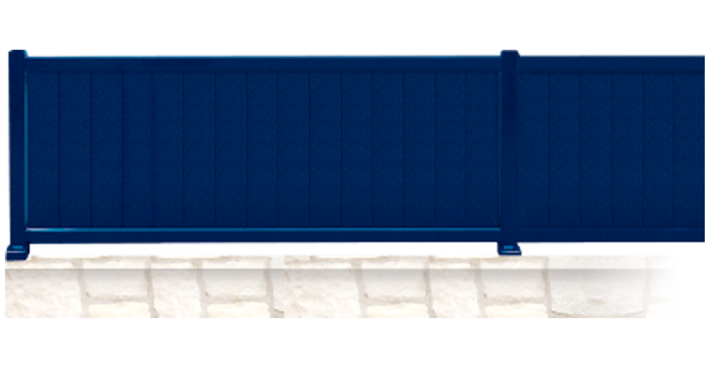 Clôture pleine en alu Rétro vous protégera des regards indiscrets !