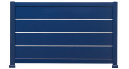 Songo votre clôture pleine en aluminium. Pour sécuriser et protéger votre jardin des regards indélicats