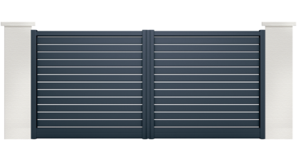 portail aluminium contemporain alose