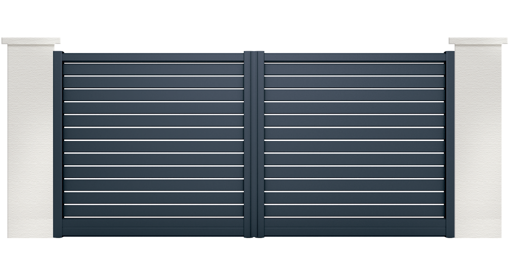 portail aluminium contemporain alose