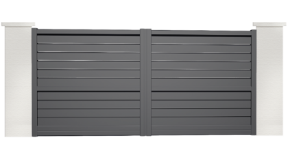 portail aluminium contemporain apogon