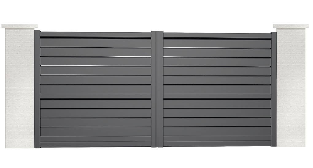 portail aluminium contemporain apogon