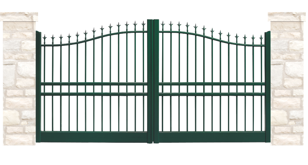 portail aluminium contemporain arthurien