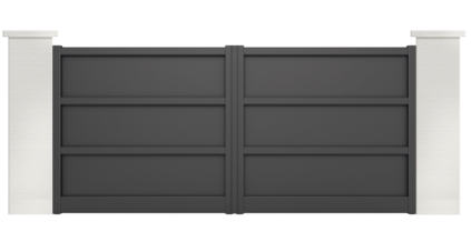 portail aluminium contemporain ballet