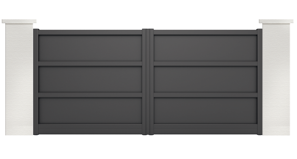 portail aluminium contemporain ballet