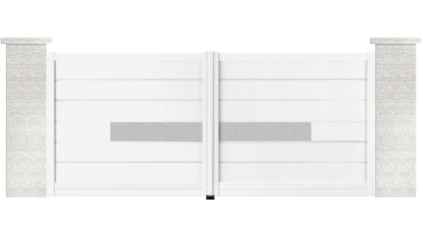 portail aluminium contemporain beck