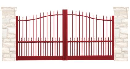 portail aluminium contemporain chateau