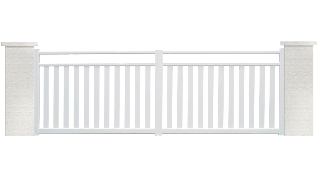 portail aluminium contemporain Cirrius