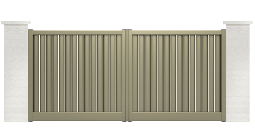 portail aluminium contemporain cumbia