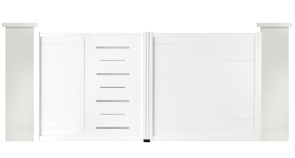 portail aluminium contemporain everest