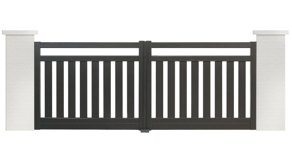 portail aluminium contemporain farandole