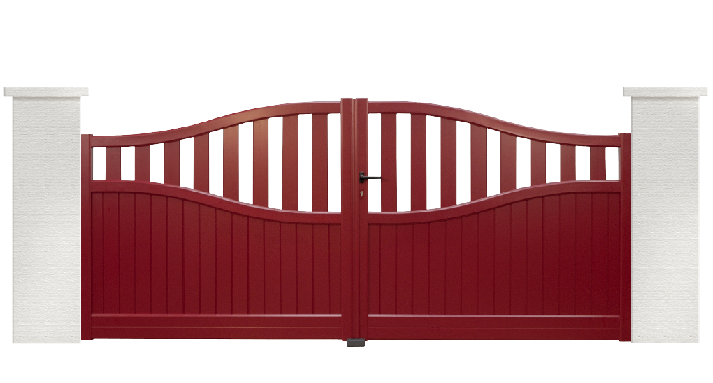 portail aluminium contemporain fox trot