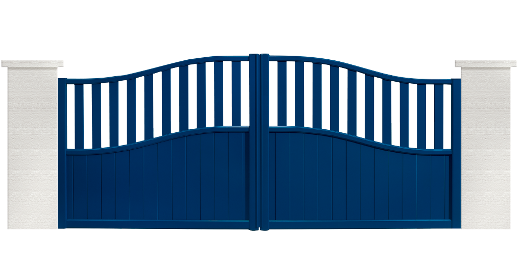 portail aluminium contemporain giboulee