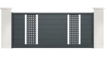 portail aluminium contemporain gospel