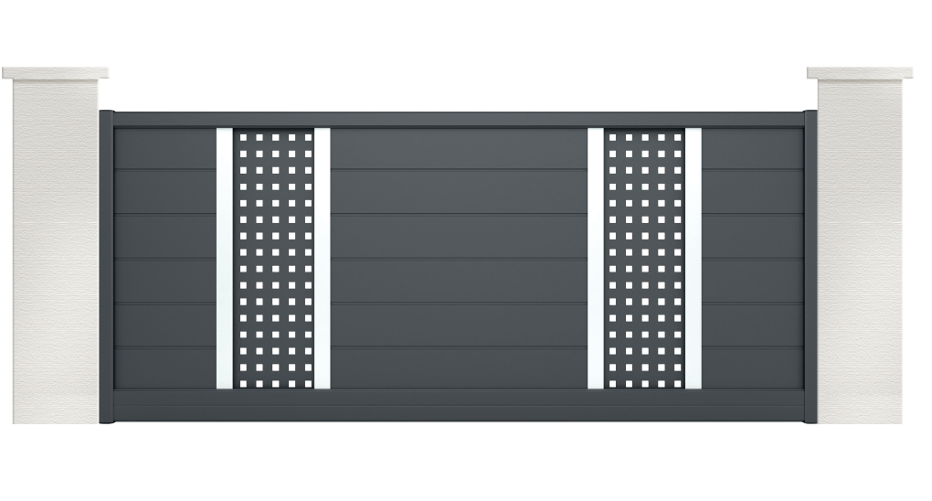 portail aluminium contemporain gospel