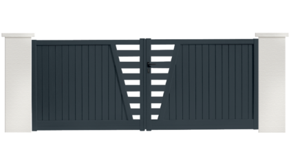 portail aluminium contemporain madison