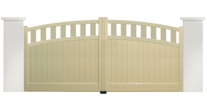 portail aluminium contemporain merengue