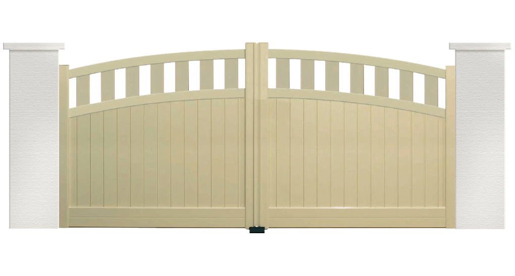 portail aluminium contemporain merengue