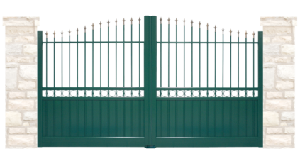 portail aluminium contemporain palis