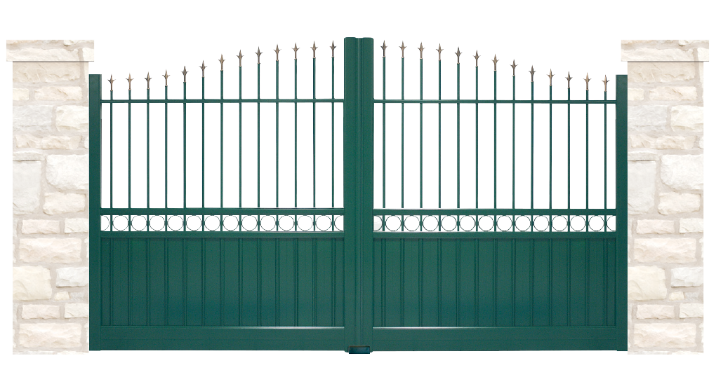 portail aluminium contemporain palis