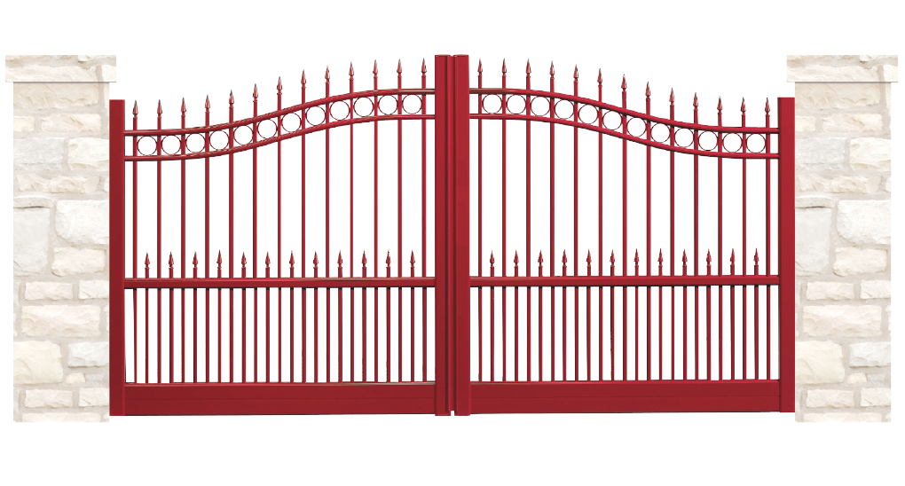 portail aluminium traditionnels pont levis