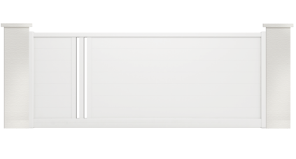 portail aluminium contemporain popillo