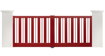 portail aluminium contemporain ridee