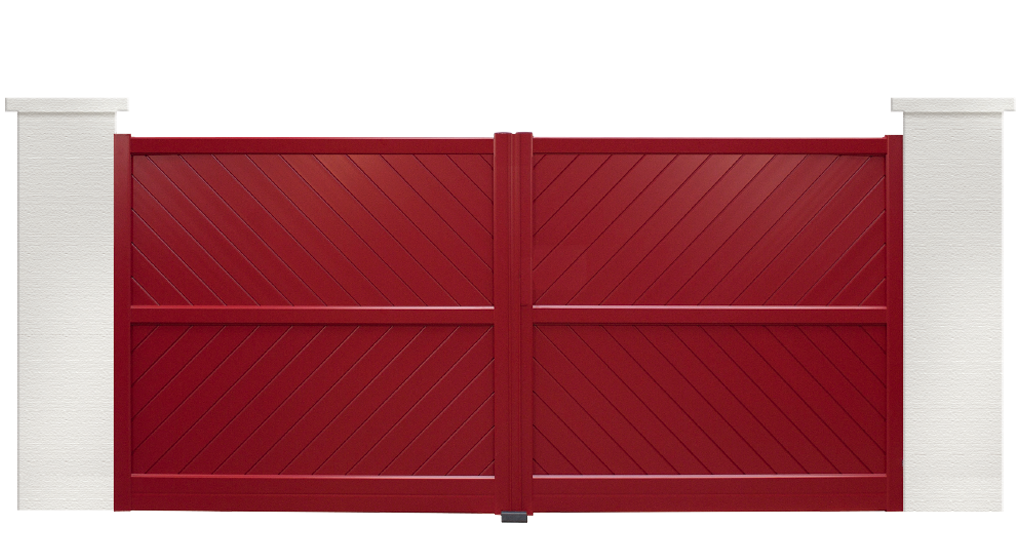 portail aluminium contemporain sirtaki