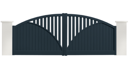 portail aluminium contemporain swing