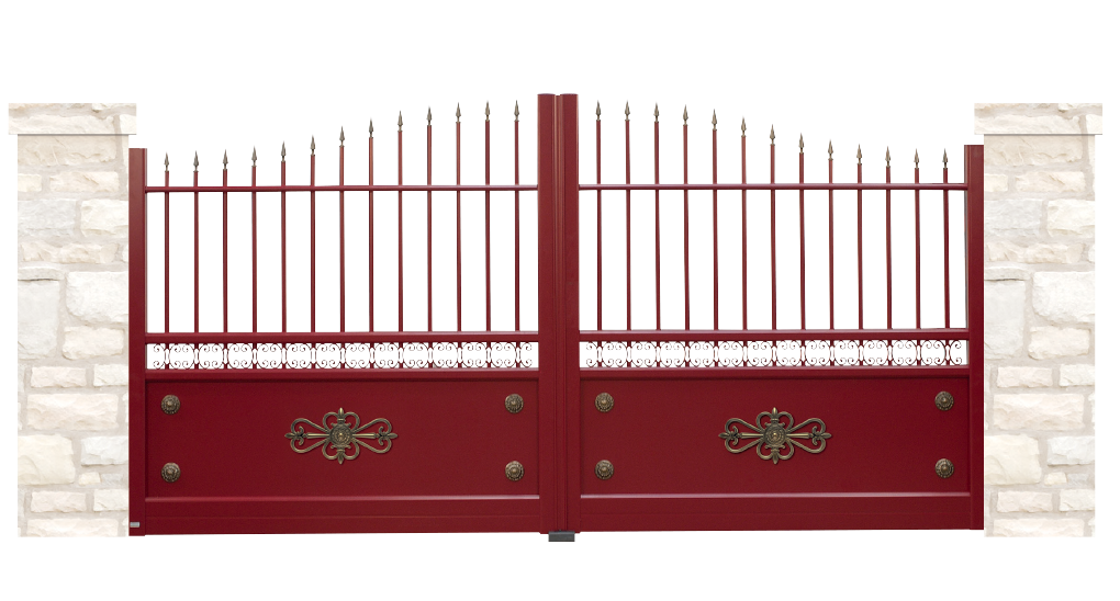 portail aluminium contemporain templier