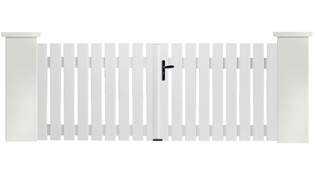Portail PVC Castagnette, fabriqué sur mesure