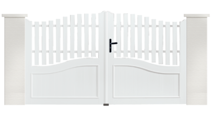 Portail PVC Cithare, une fabrication Française et sur mesure avec Charuel