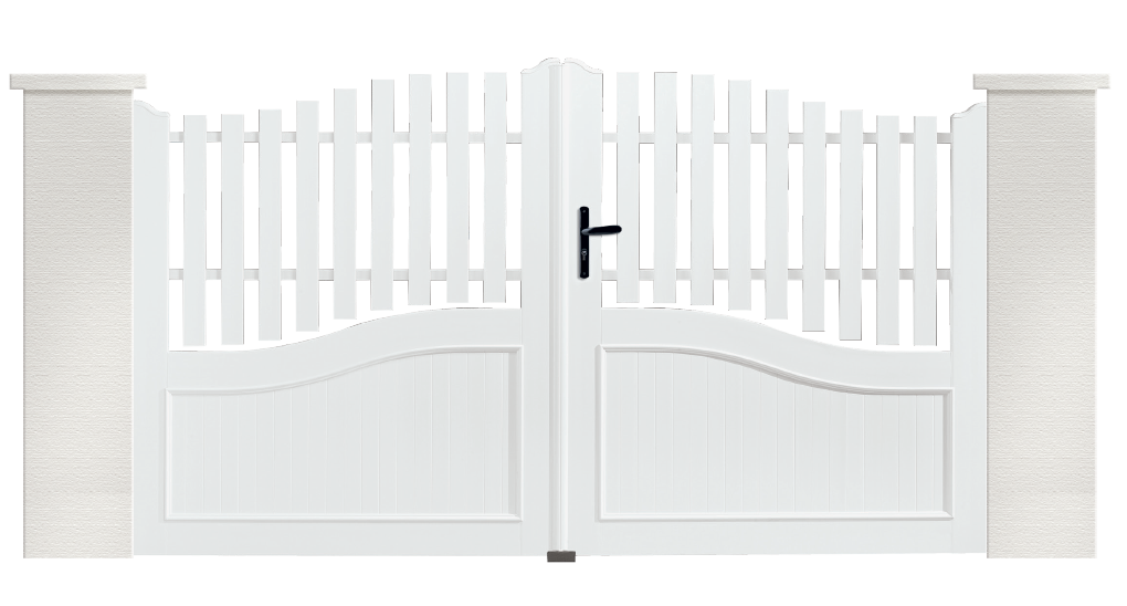 Portail PVC Cithare, une fabrication Française et sur mesure avec Charuel