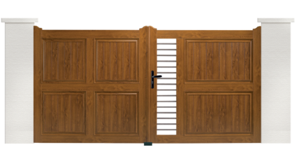 Votre portail PVC Corde Charuel. Conseils, fourniture et pose de votre portail sur mesure