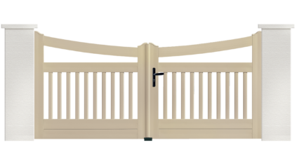 Portail PVC Cornemuse, fabriqué sur mesure en France par Charuel