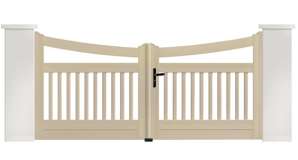 Portail PVC Cornemuse, fabriqué sur mesure en France par Charuel