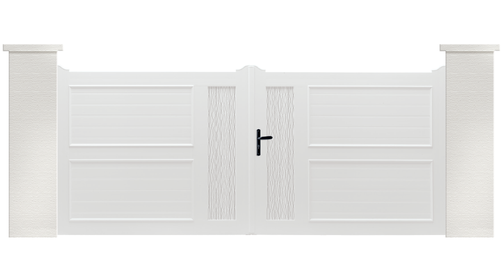 Portail PVC Danyen, fabriqué sur mesure et en France par Charuel