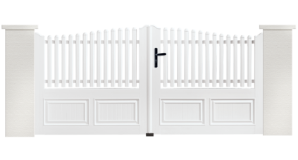 Portail PVC Gong, fabriqué sur mesure par Charuel