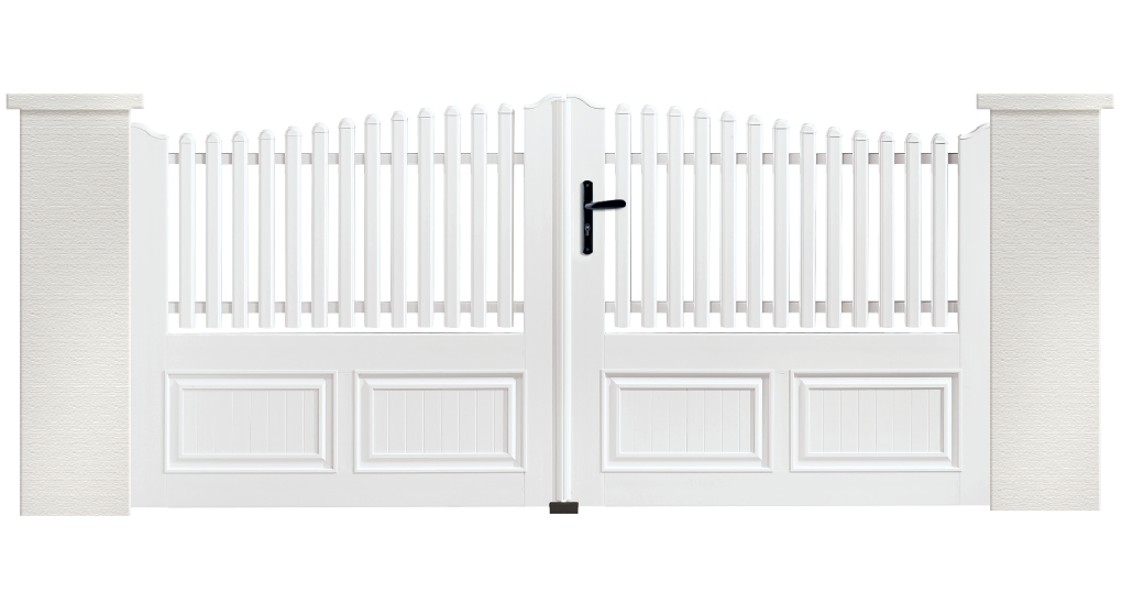 Portail PVC Gong, fabriqué sur mesure par Charuel