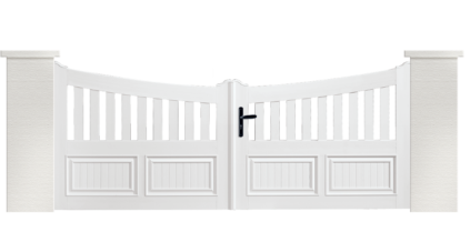 Portail PVC Harmonium, fabriqué sur mesure en France par Charuel