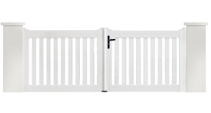 Portail PVC Hémisphère, fabriqué en France