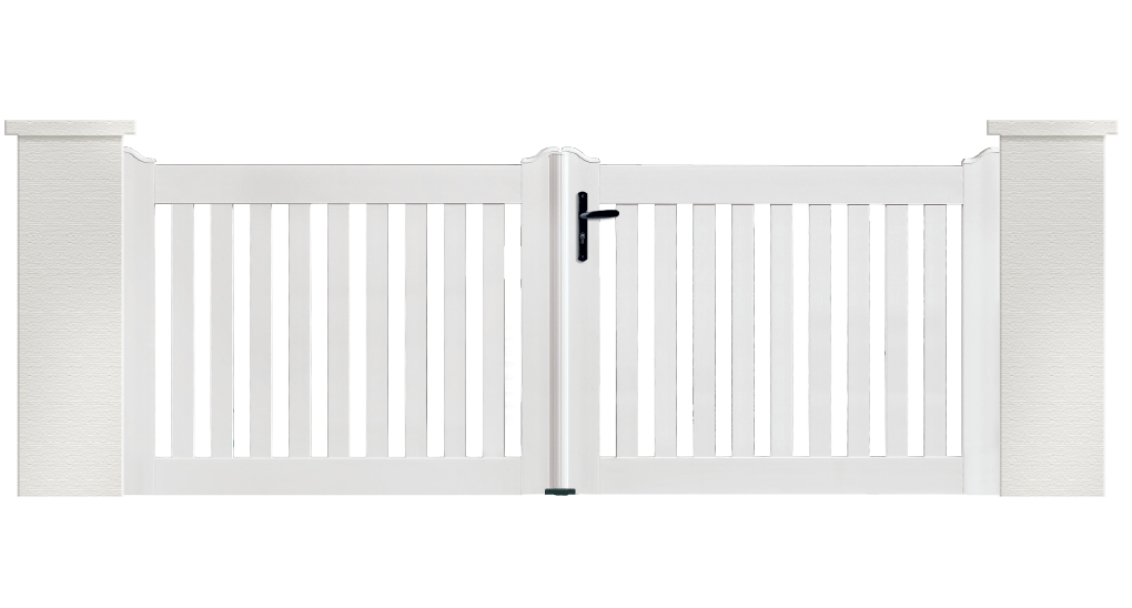 Portail PVC Hémisphère, fabriqué en France