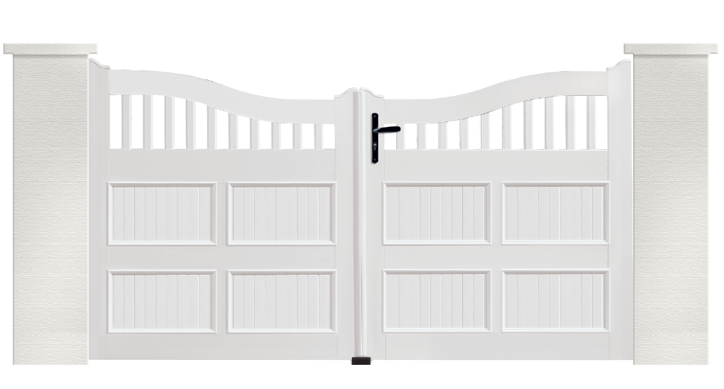 Portail PVC Maracas, fabriqué sur mesure par Charuel