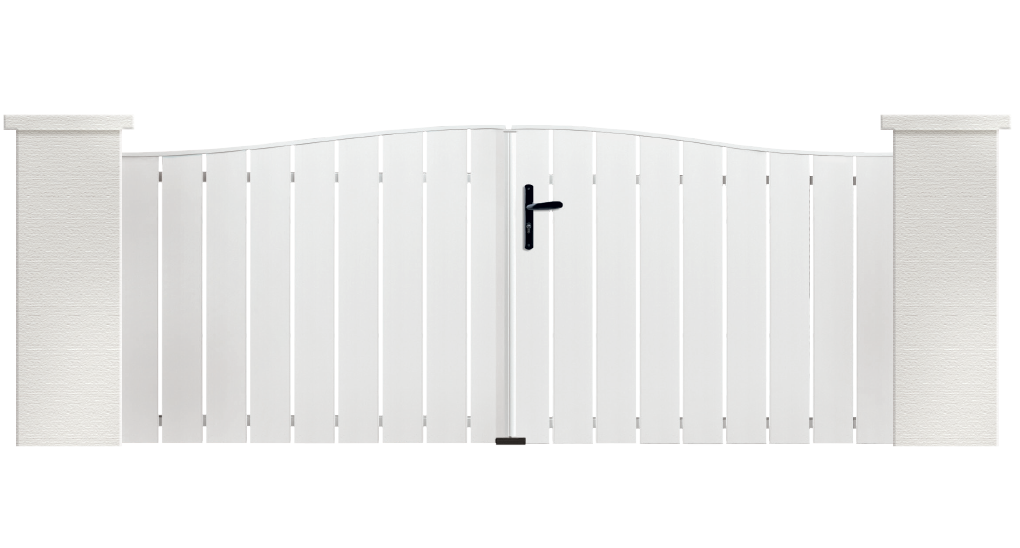 Portail PVC Orgue, fabriqué sur mesure par Charuel