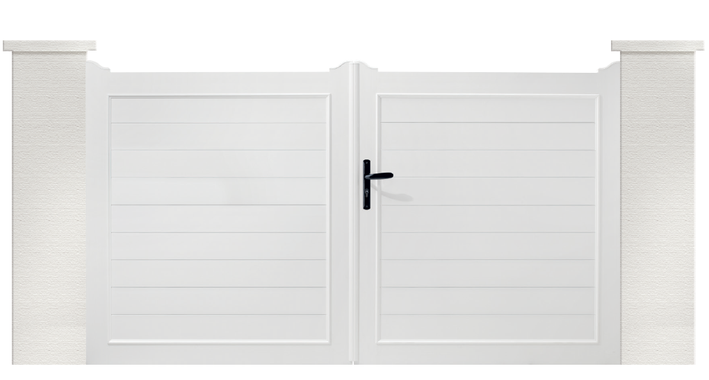 portail PVC contemporains rousserolle